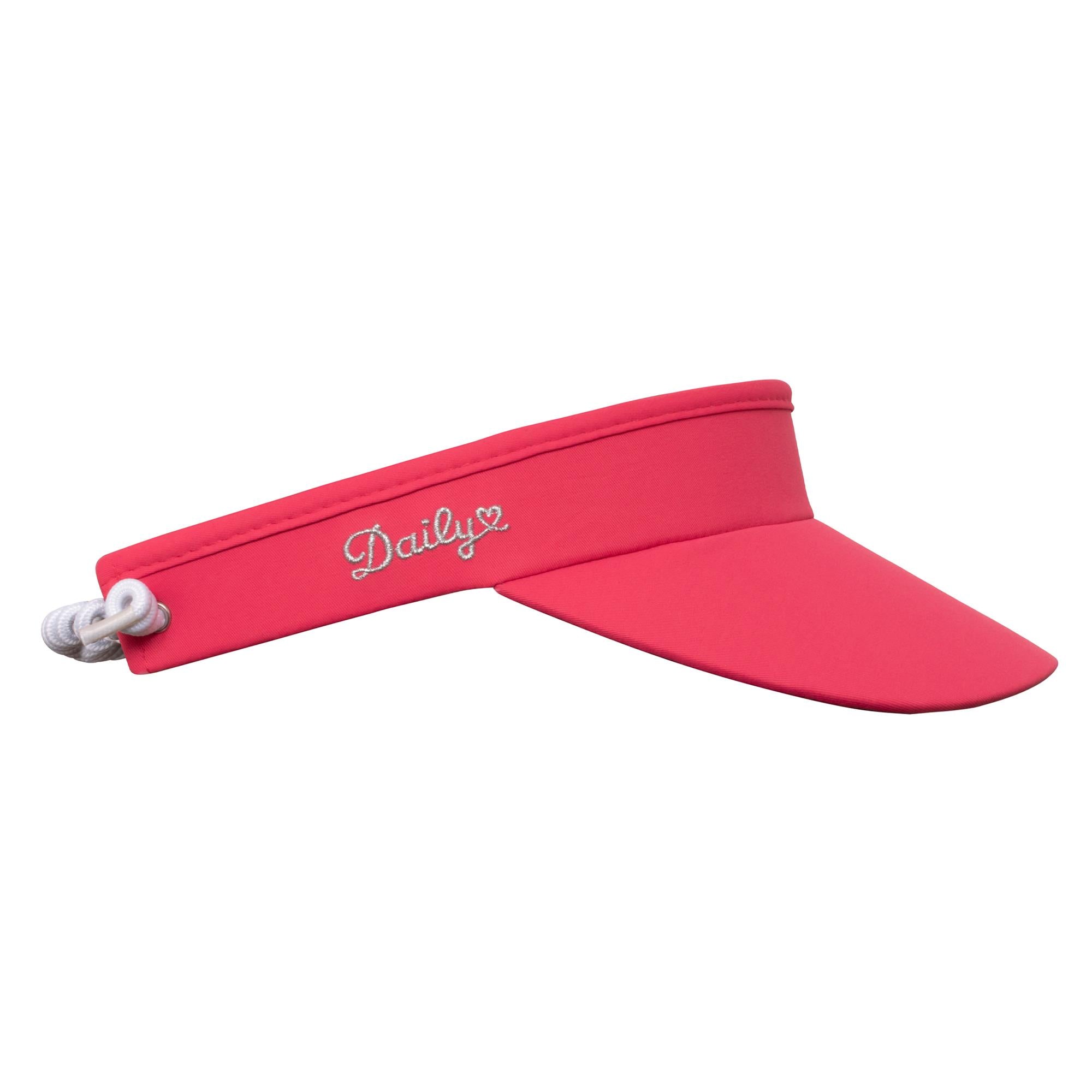 Daily Sports Marina Ladies Golf Visor Intense Coral